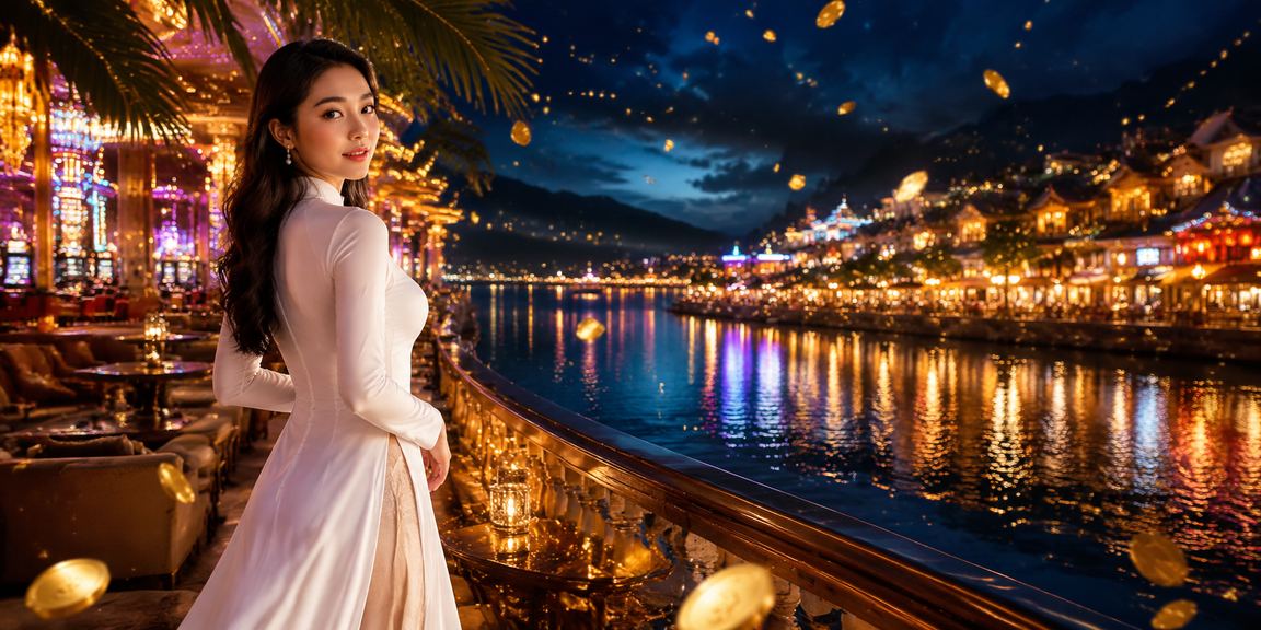 Người chơi đang sử dụng ứng dụng h11 tại Sapa trong trang phục truyền thống